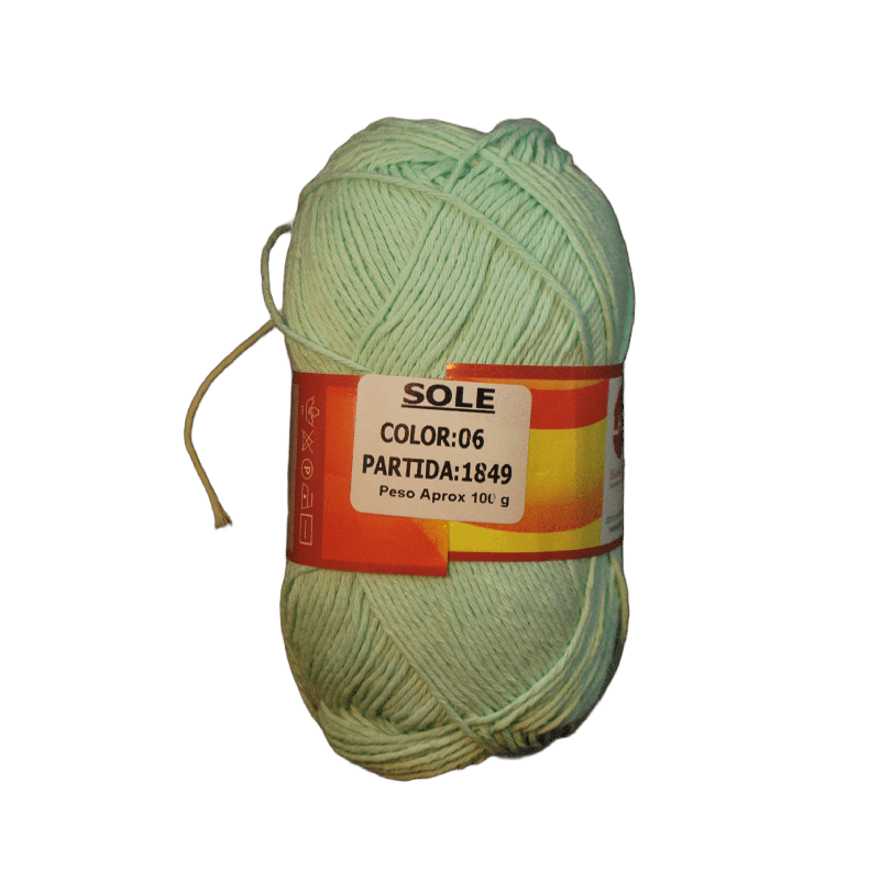 Sole hilo de algodon