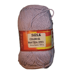 Sole hilo de algodon