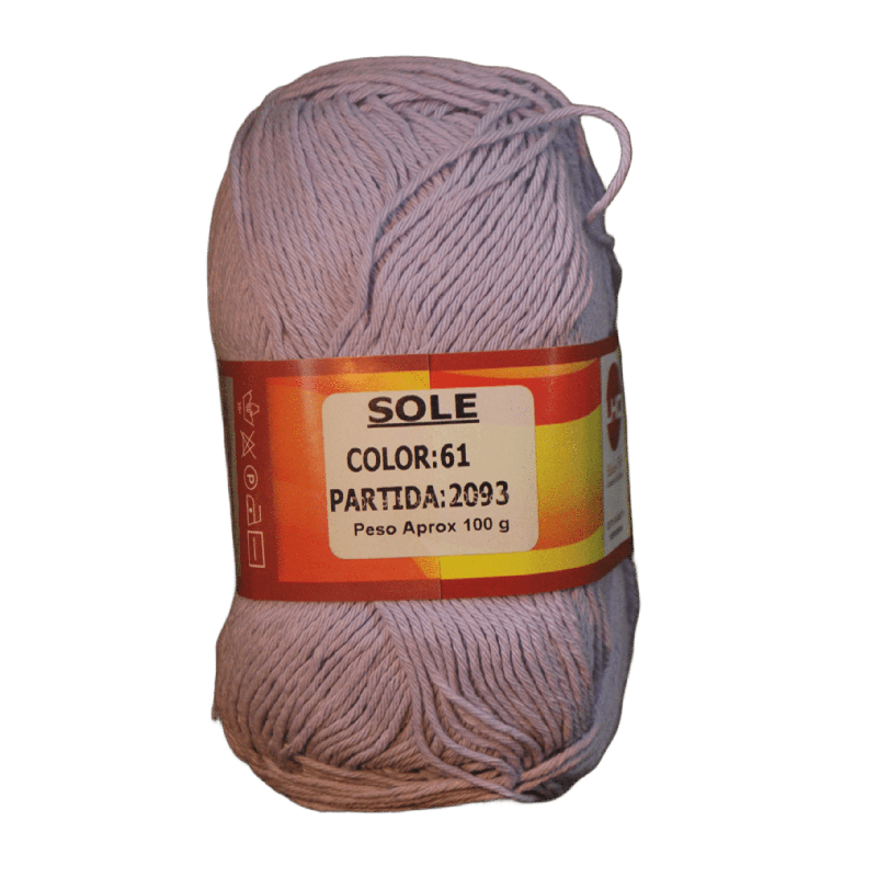 Sole hilo de algodon