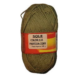 Sole hilo de algodon