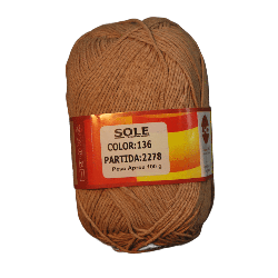 Sole hilo de algodon