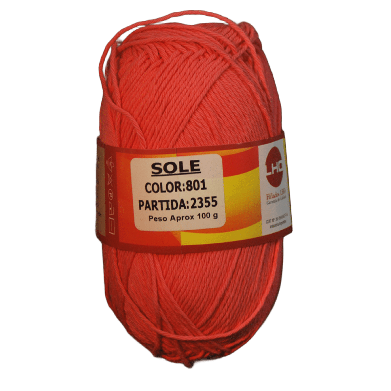 Sole hilo de algodon