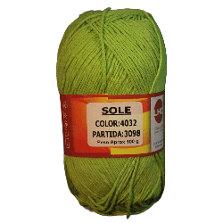 Sole hilo de algodon