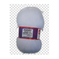 Pansy, lana en ovillos simil mohair,