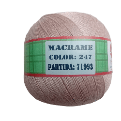 Macramé - hilo de algodon fino