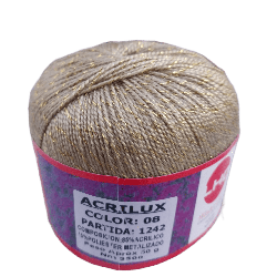 Acrilux hilo acrílico con lurex