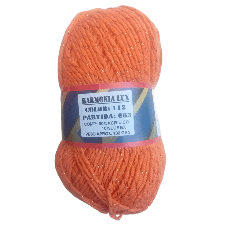 Acrilico antipilling con Lurex, ovillo x 100g