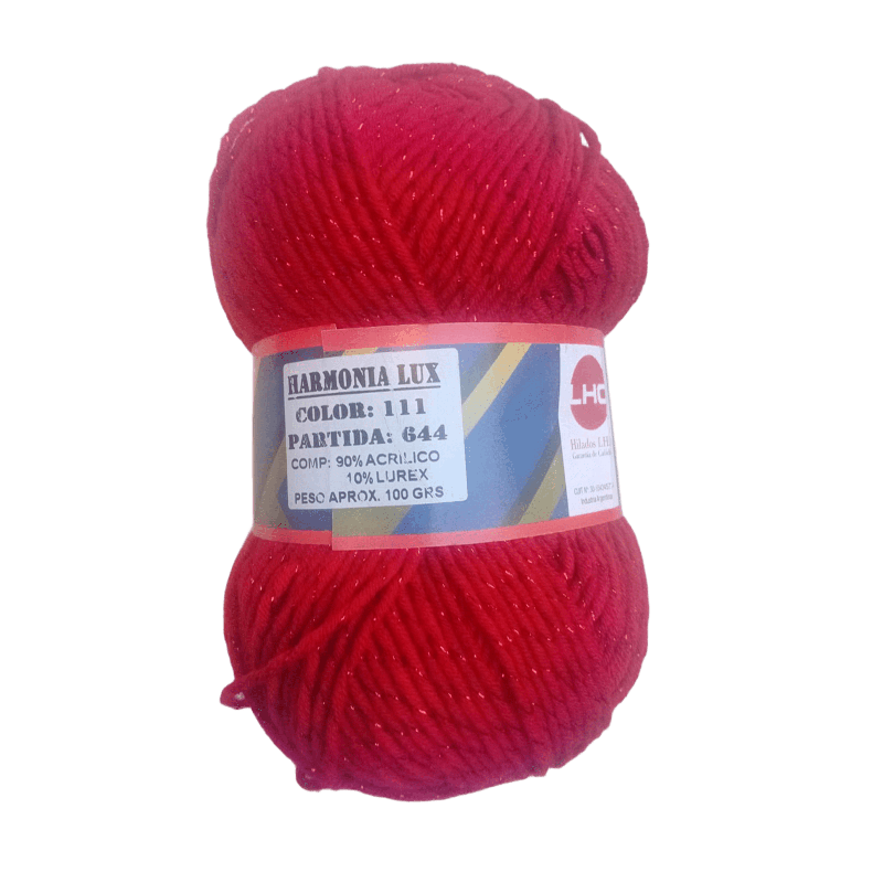 Acrilico antipilling con Lurex, ovillo x 100g